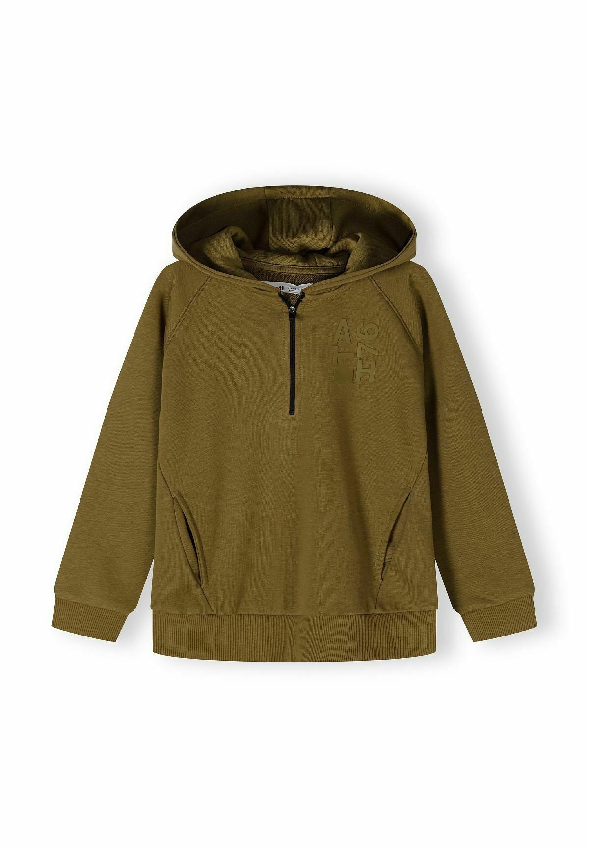 MINOTI HALF ZIP HOODIE EN JOGGINGBROEK SET - Trainingspak - oker