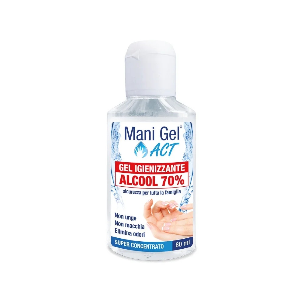 Handdesinfectiemiddel F&F Mani Gel Act 70% alcohol 80 ml