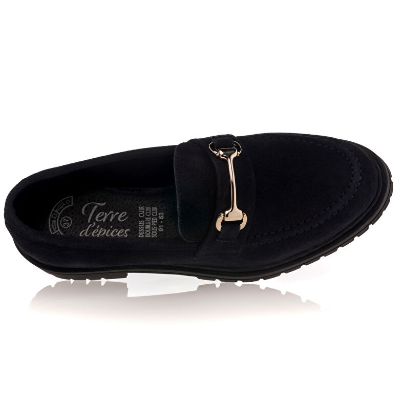 Mocassins / chaussures bateau Femme Bleu