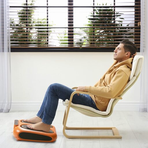 Gridinlux Electric Foot Massager with Remote Control, 3 Modes, 10 Intensities