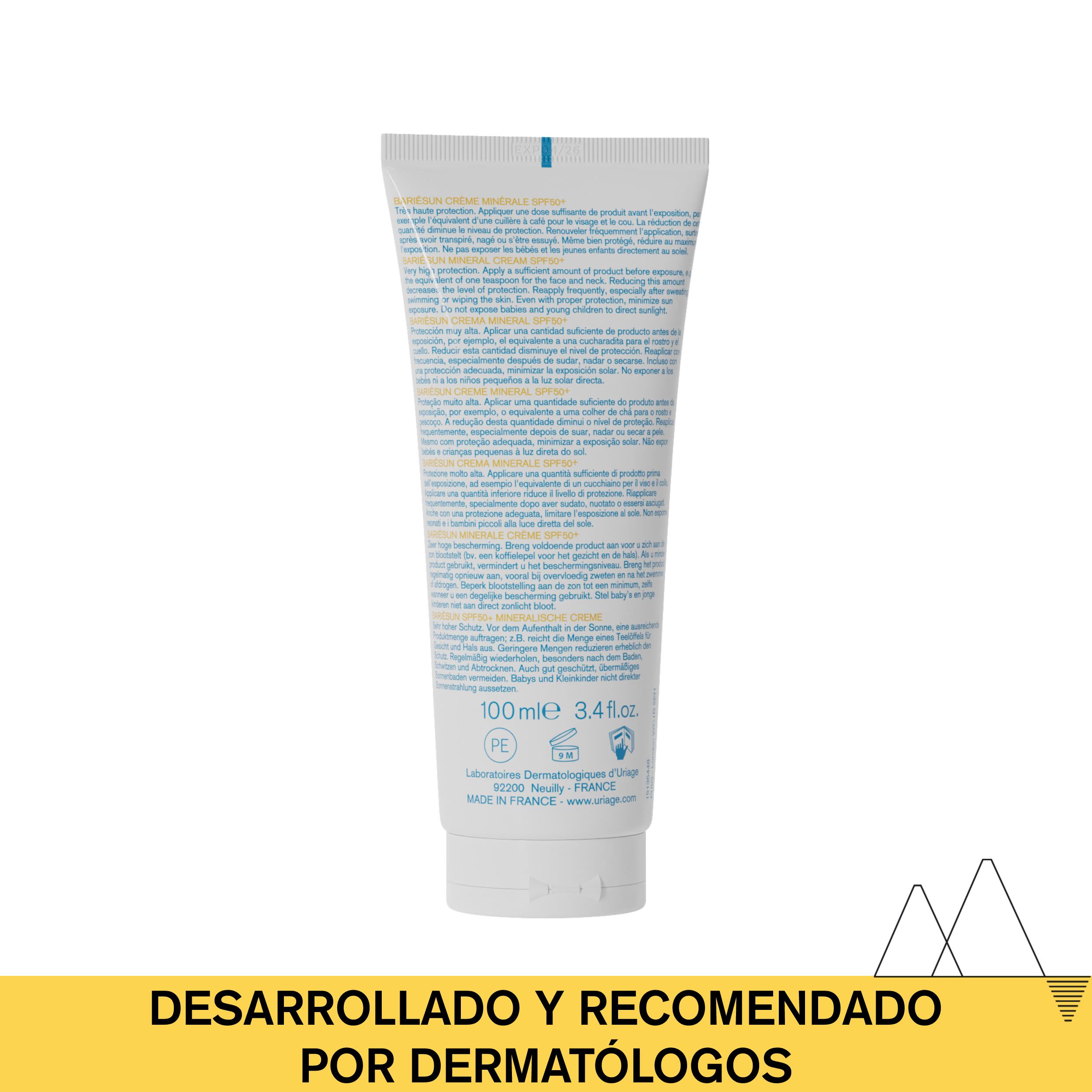 Bariésun minerālkrēms SPF50 Saules aizsardzības aptieka