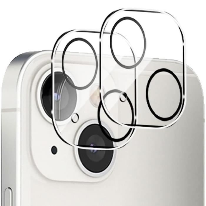 Protector de cámara - PROSHOP - para iPhone 13 - Cristal templado - Paquete de 2 - Resistente a golpes