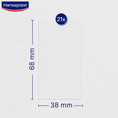 Obvazy na redukci jizev Hansaplast 21 kusů 21 kusů