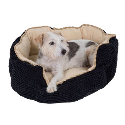 Cozy Kingdom Snuggle Bed - Nero/Beige