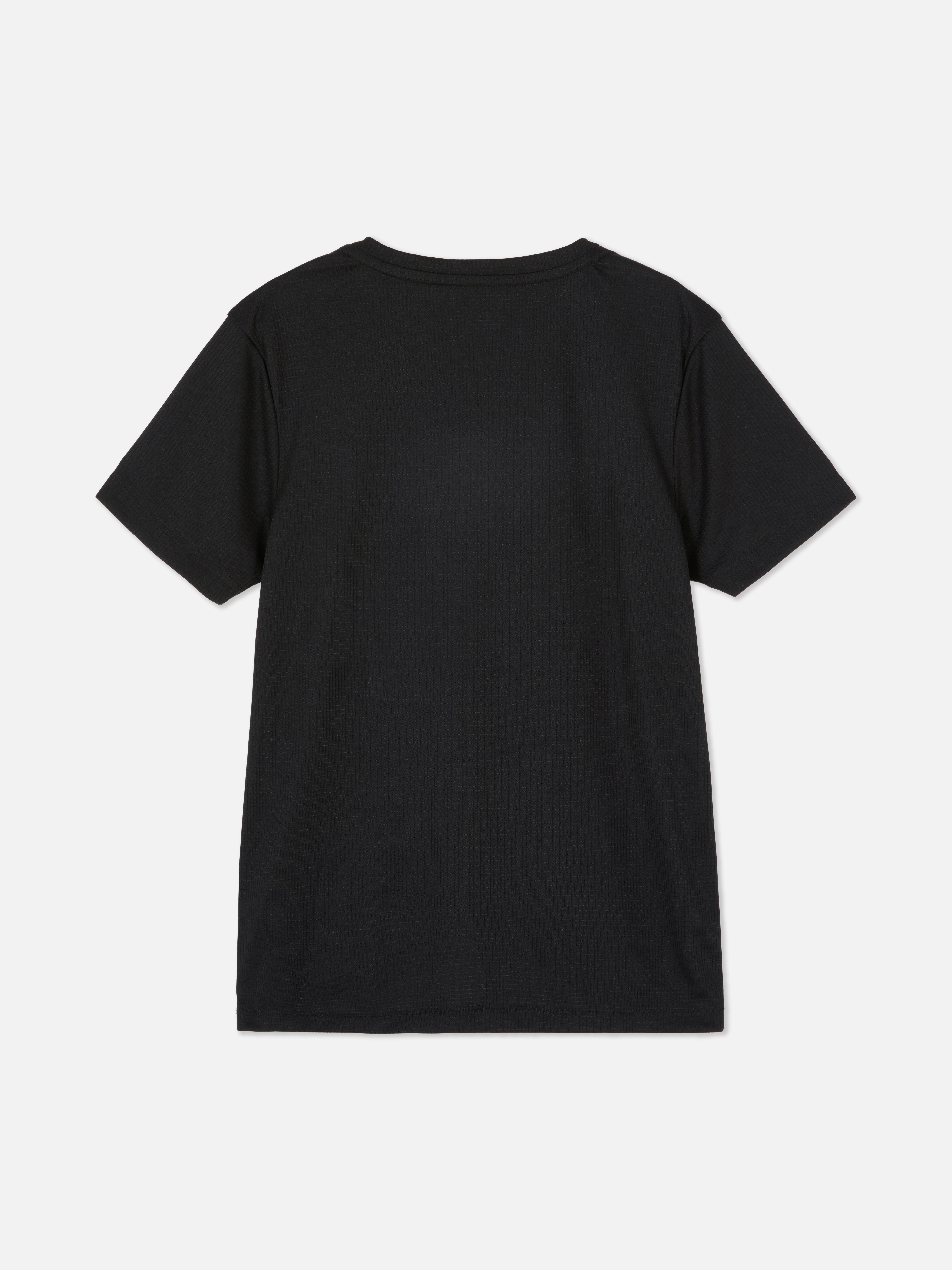 Core Performance T-Shirt Ein sportliches, fein gestricktes T-Shirt mit kontrastierenden Schulterstreifen