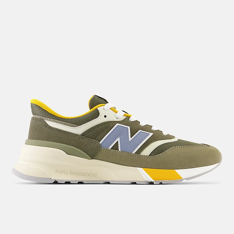Unisex 997R - Skrytě zelená s tmavým mechem