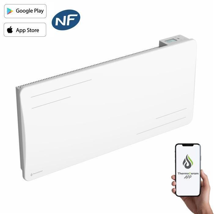 Radiador elétrico conectado - THERMOCERAM - Alice - Cerâmica - 2000W - Branco