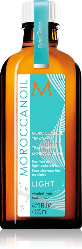 Moroccanoil Treatment lengvas aliejus gležniems, dažytiems plaukams.