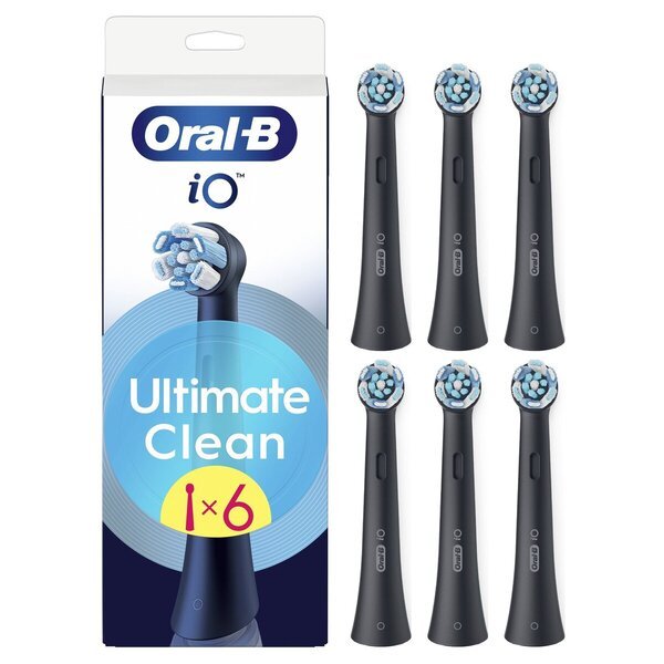 Oral-B iO Ultimate Clean glave četkice<br>crne, 6 komada