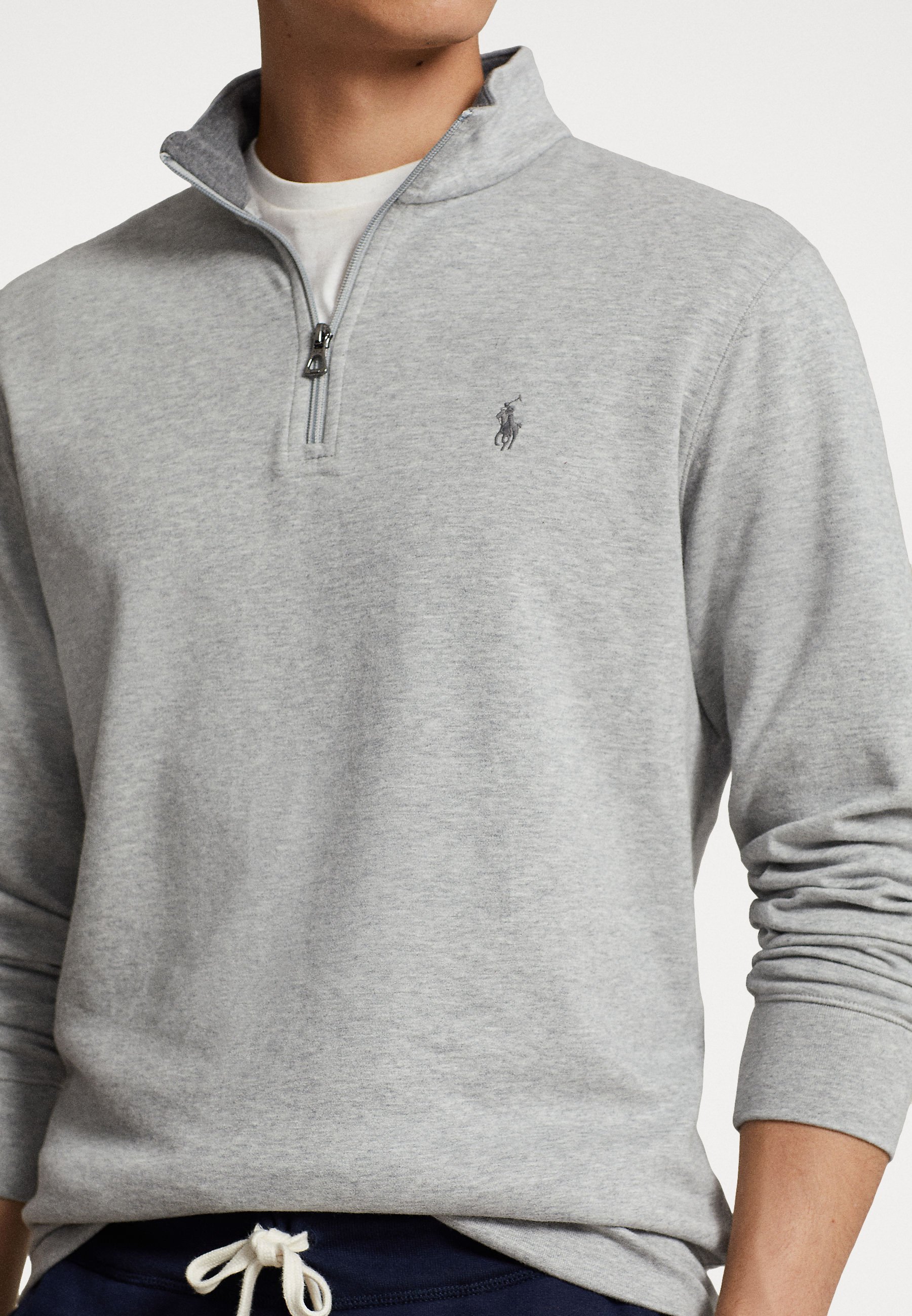 Felpa Polo Ralph Lauren LUXURY JERSEY con cerniera a un quarto - Felpa - andover heather