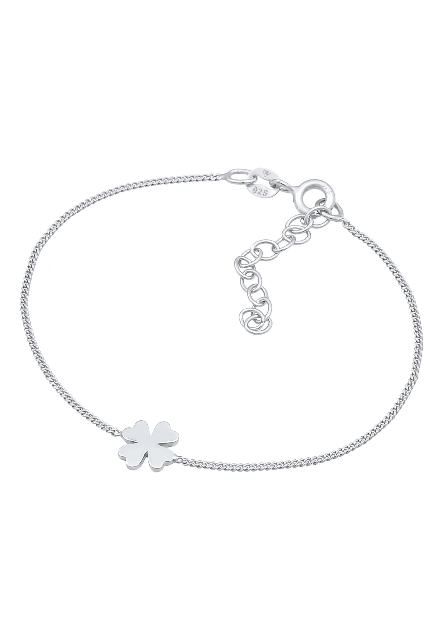 Elli Femmes Trèfle Porte-bonheur en filigrane en argent sterling 925