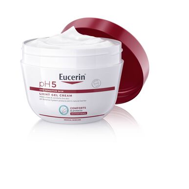 Eucerin fuktighetsgivende gelkrem pH 5 for sensitiv hud 350 ml