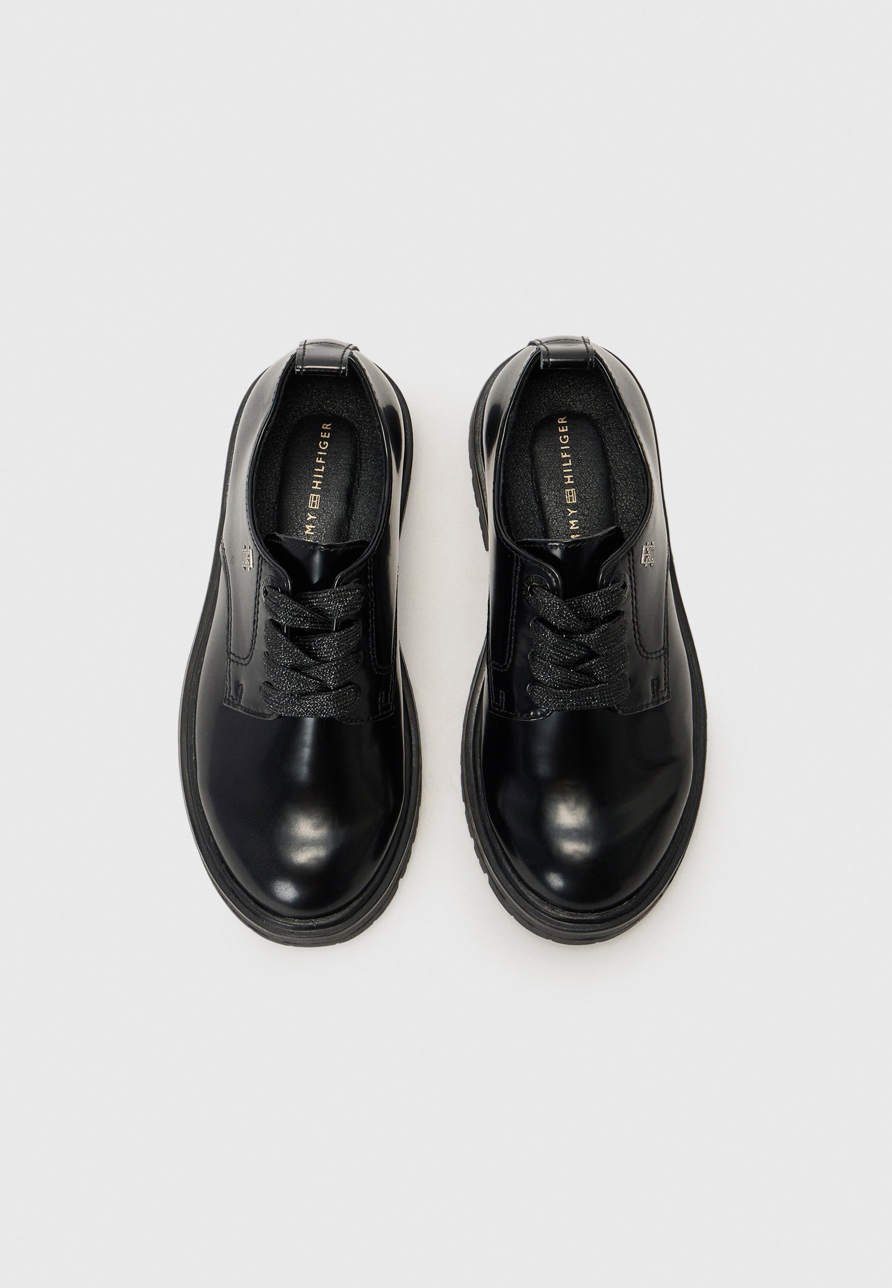 Tommy Hilfiger AMELIE UNISSEX - Tênis casuais com cadarço - preto