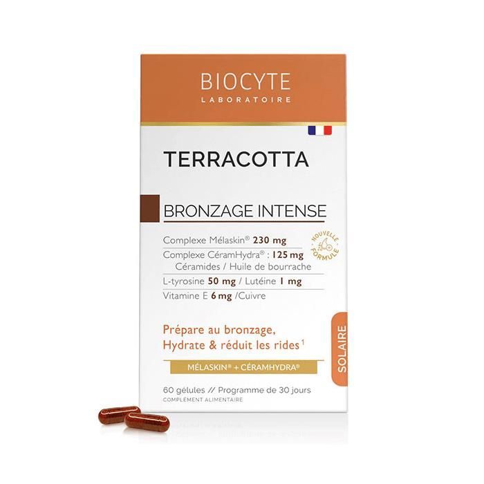 Biocyte Terracota Bronceado Intenso Te Prepara para el Bronceado 60 Cápsulas