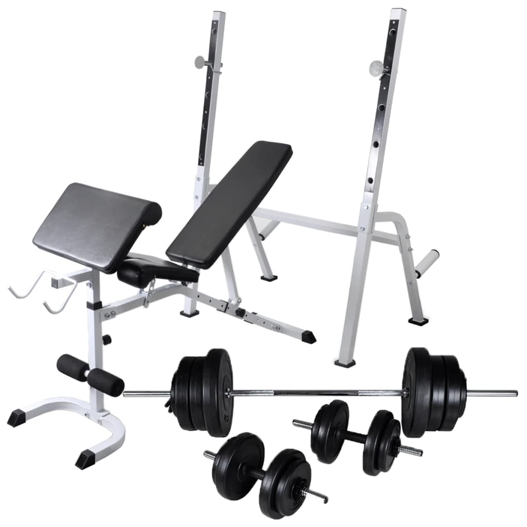 Banco De Entrenamiento Vidaxl 60.5 Kg