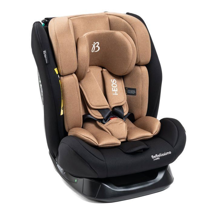 BEBELISSIMO – Kindersitz der Größe I – Gruppe 0+/1/2/3 – (0–36 kg) – verstellbar – 40–150 cm – i-EOS – beige
