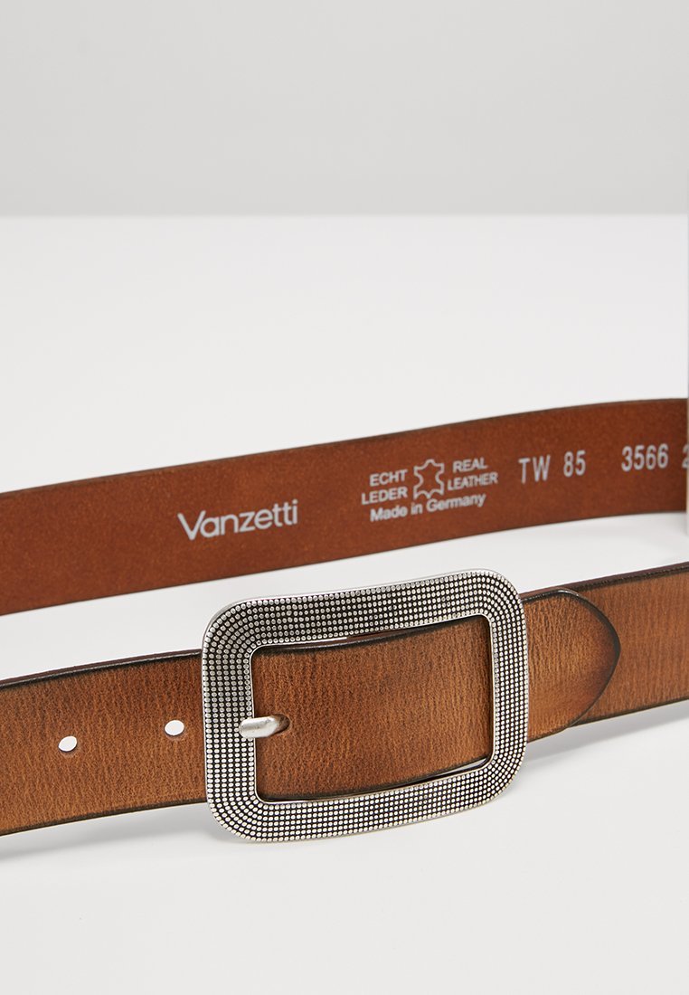 Vanzetti BIG BUCKLE MIDNIGHT BELT - Diržas - konjako spalvos
