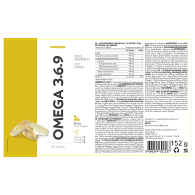 Doplněk stravy Prozis Omega 3-6-9 120 kapslí 120 kapslí