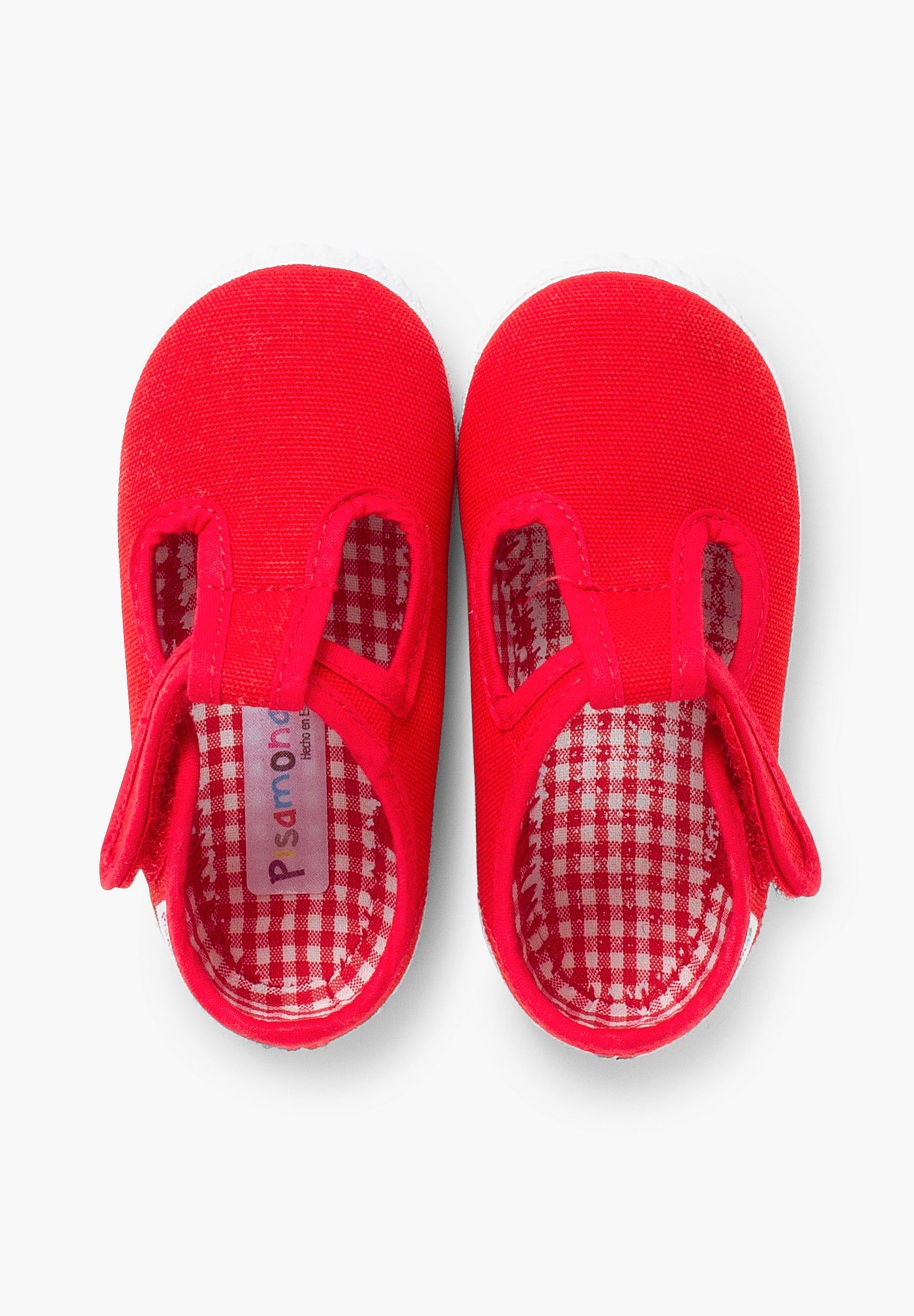 Scarpe Pisamonas con cinturino a sfioramento - rosse