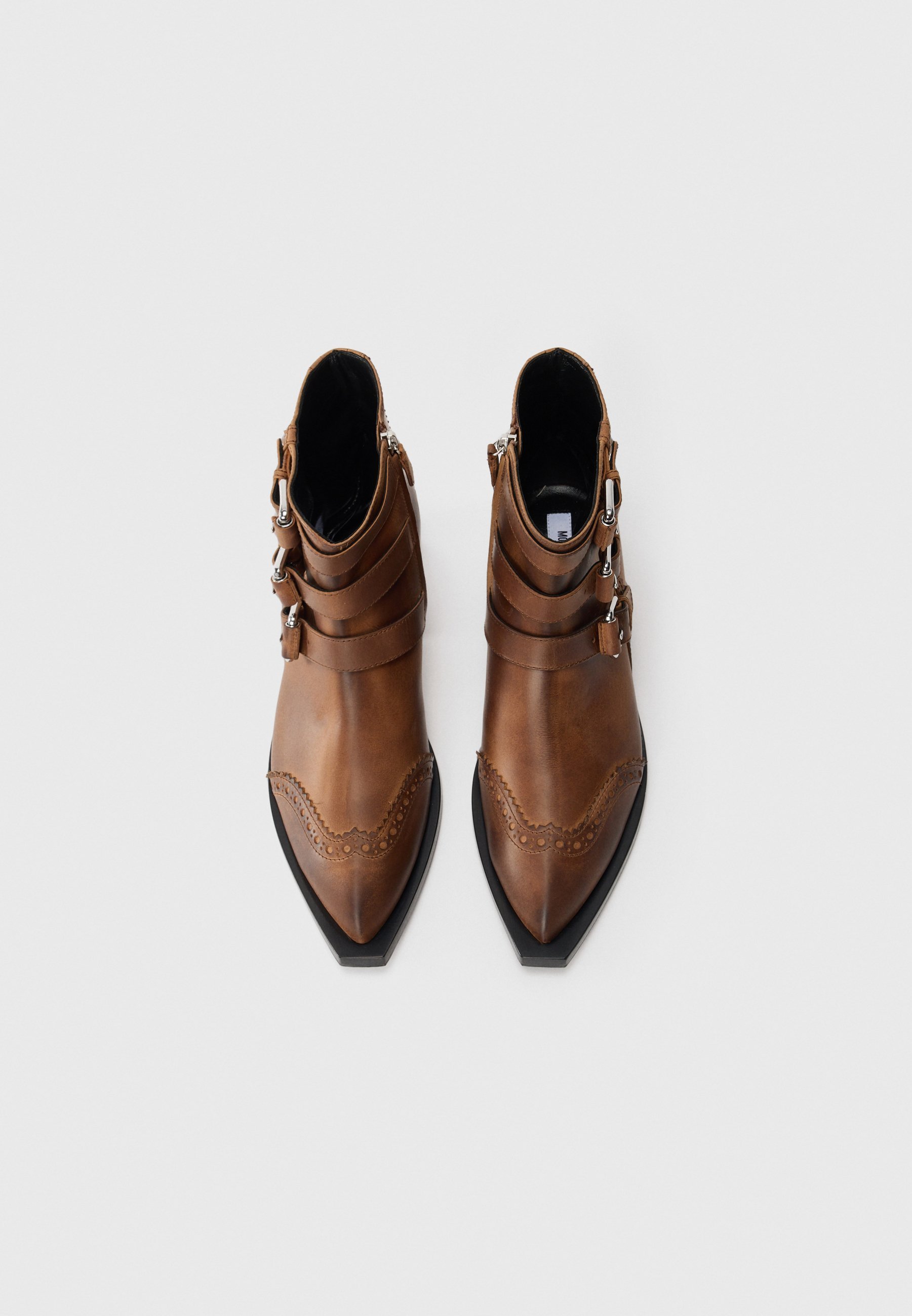 Bottines MOSCHINO style cowboy/motard - noce