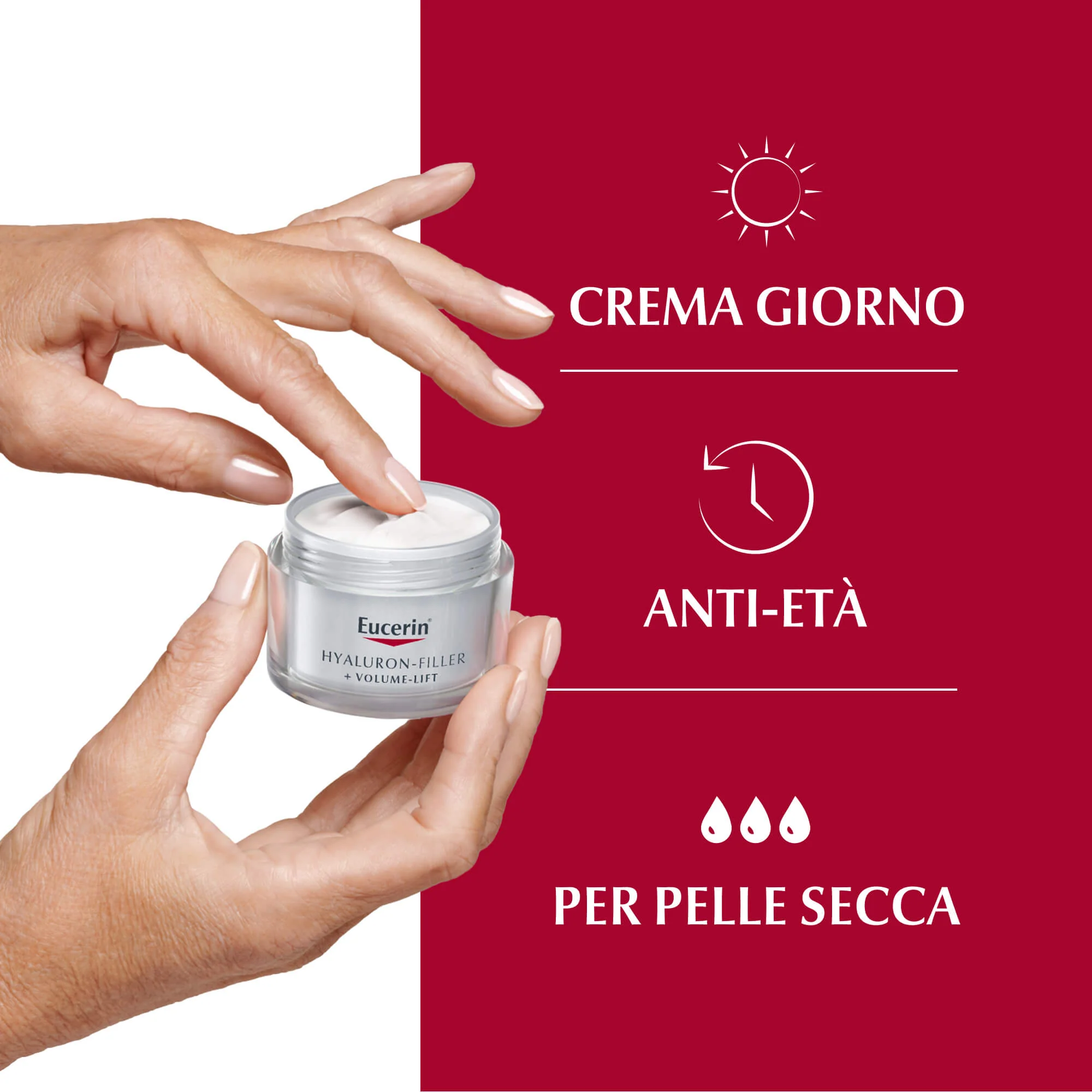 Hyaluron-Filler + Volume-Lift Hyaluron-Filler + Volume-Lift Giorno per pelli secche - Crema viso giorno lifting