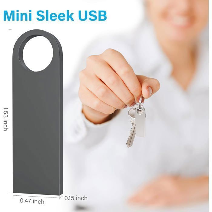 Pen drive TECHTA USB 2.0 - PRETO - 256 GB - Disco de memória giratório