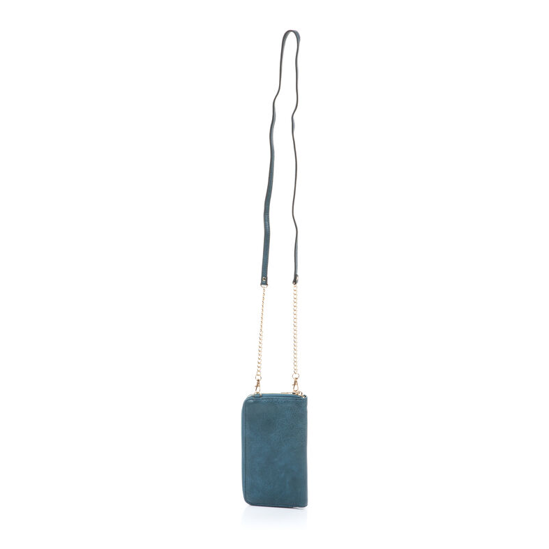 Blauwe dames crossbodytas