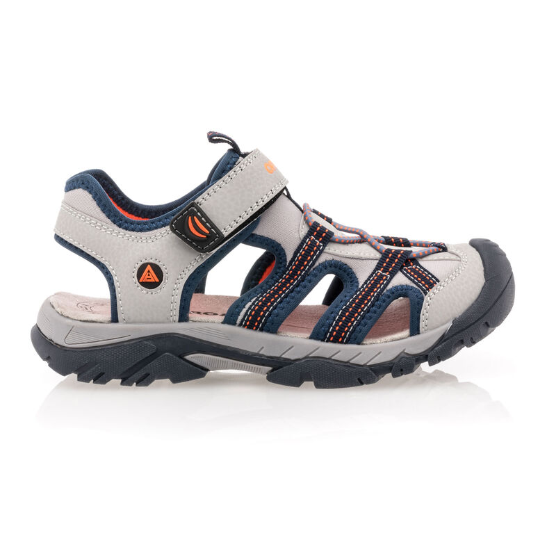 Sandalias grises para niño / Zapatos de punta abierta