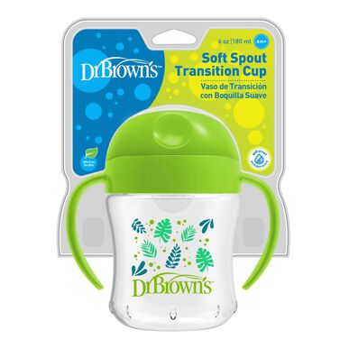 Dr. Brown's 6M pereinamojo laikotarpio puodelis 180 ml
