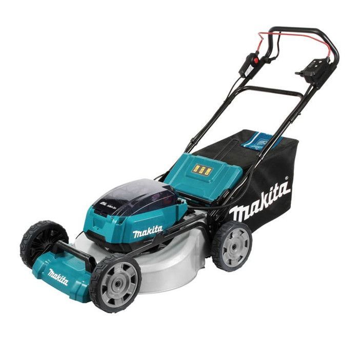 Cortacésped autopropulsado MAKITA DLM532PT4 de 36 V (2 x 18 V) con batería de iones de litio (4 x 5,0 Ah)