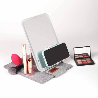 STYLPRO Glow Behold izgaismotais ceļojumu spogulis 1 gab. 1 gab.