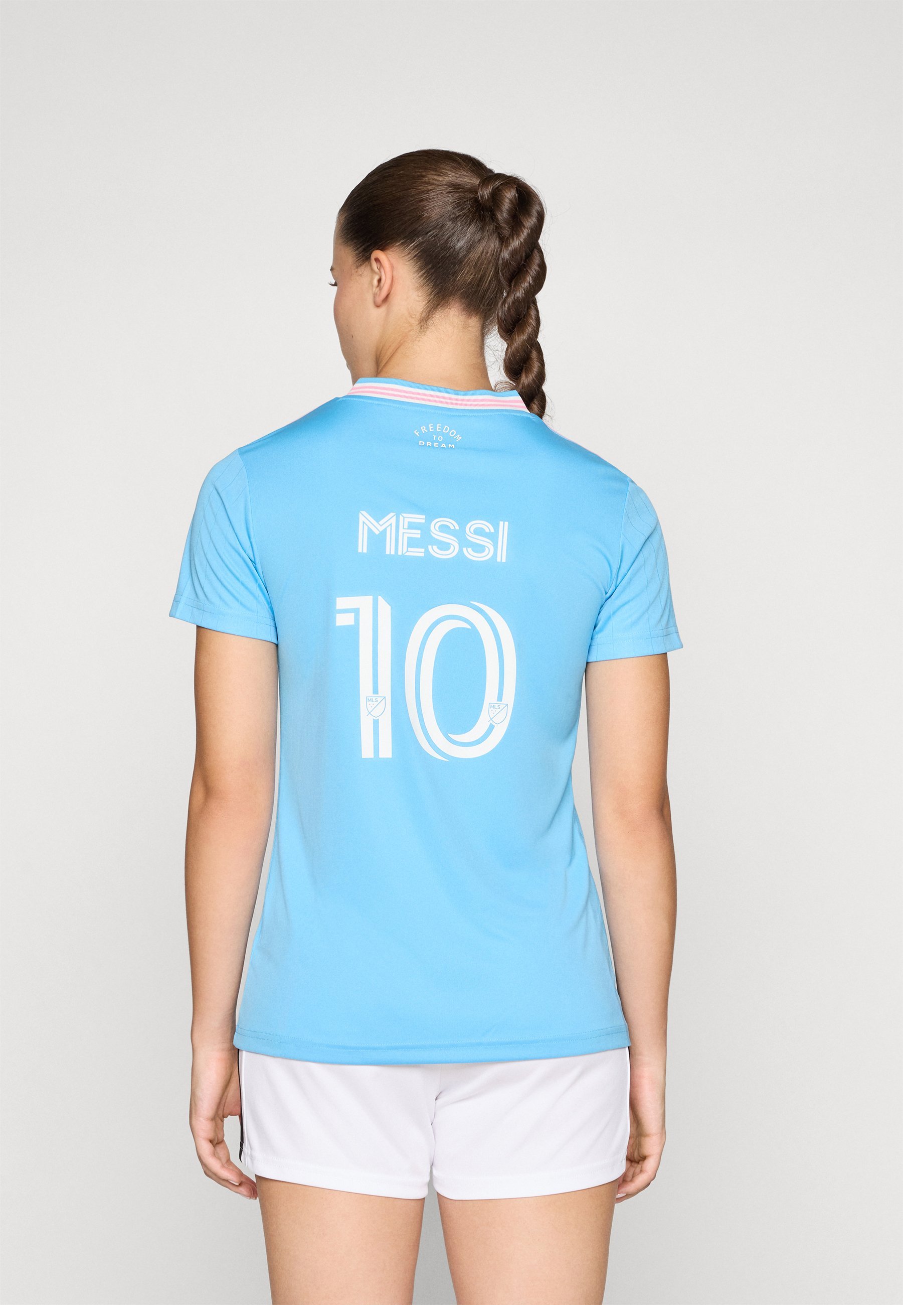adidas Originals INTER MIAMI MESSI NAME & NUMBER THIRD WOMEN - Pelipaita - light blue