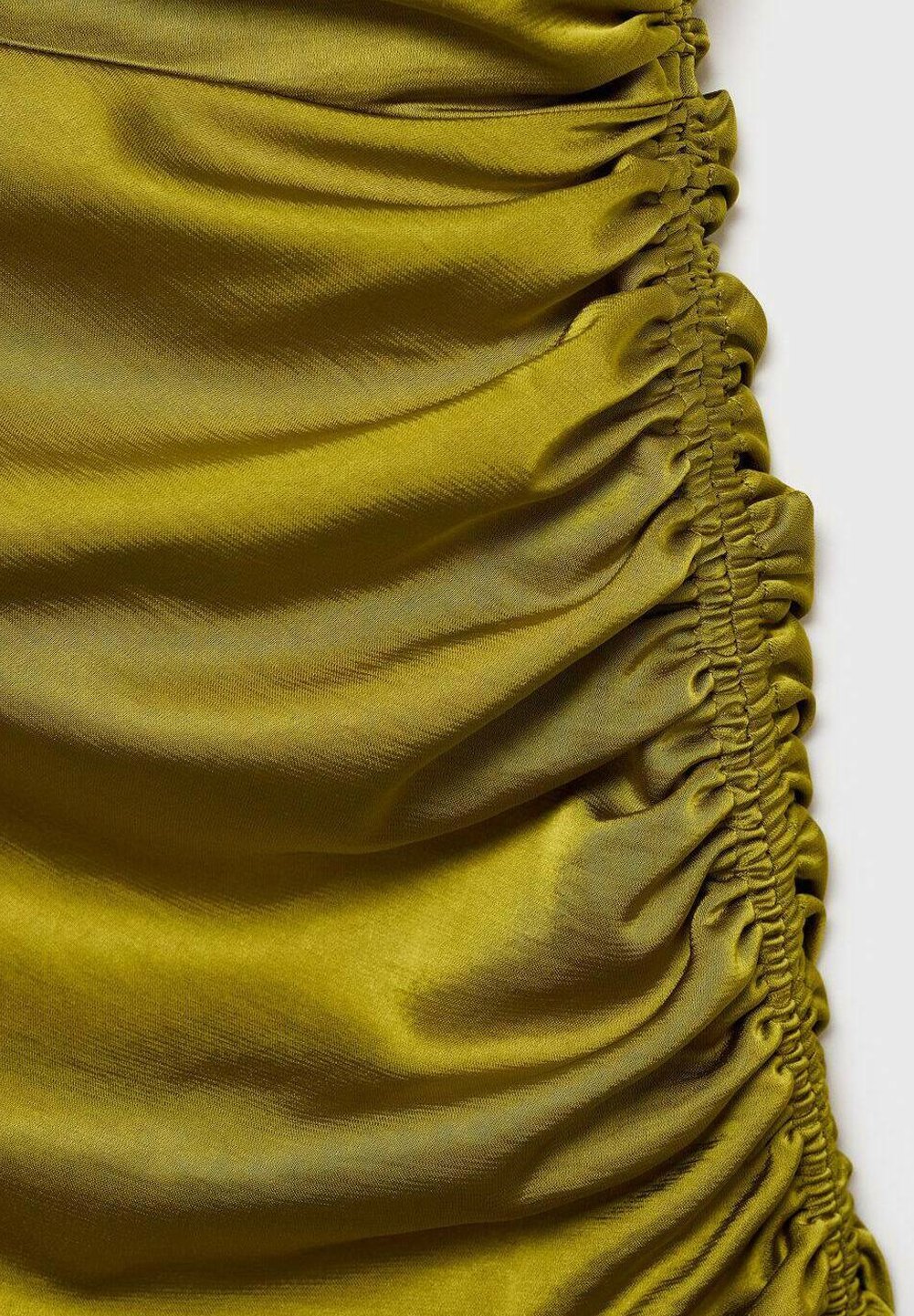 Mango Maxi obleka - olivna