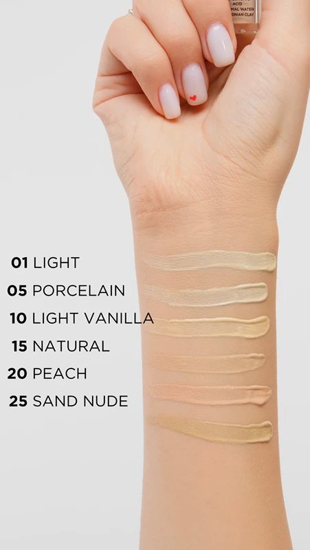 Eveline Cosmetics Wonder Match -peitevoide, joka peittää 24 tuntia.
