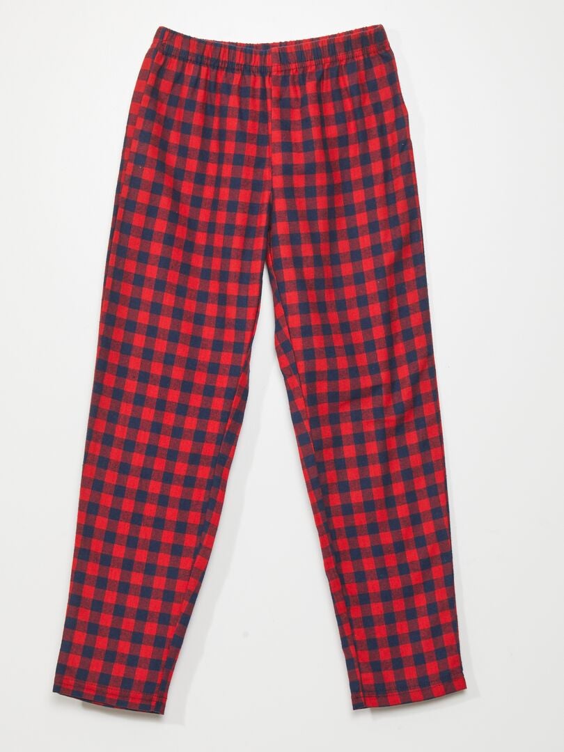 Conjunto de pijama de veludo - camiseta e calça - 2 peças - CINZA