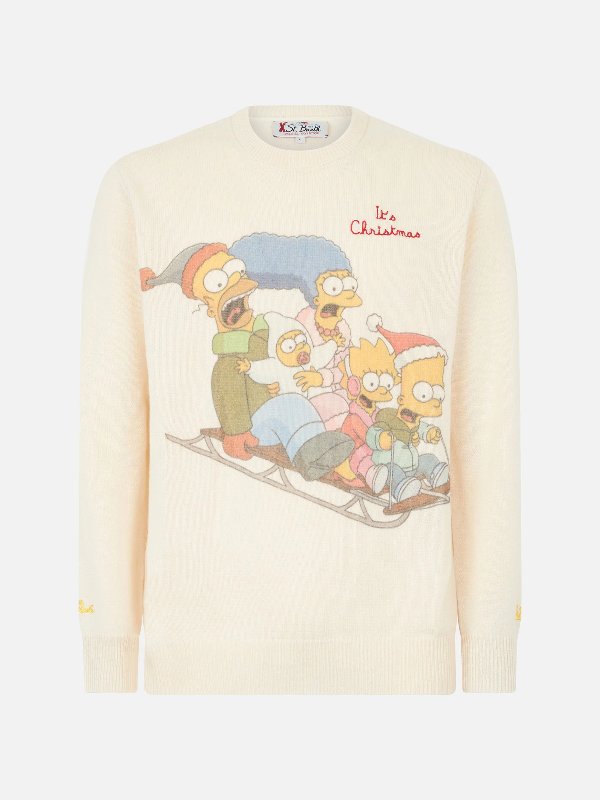 Maglione da uomo con stampa jacquard famiglia Simpson | EDIZIONE SPECI