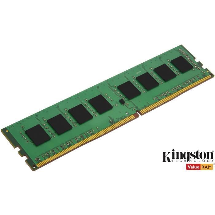 KINGSTON - Mémoire PC RAM DDR4 - ValueRam - 8Go (1x8Go) - 2400MHz - CAS17 (KVR24N17S8/8)
