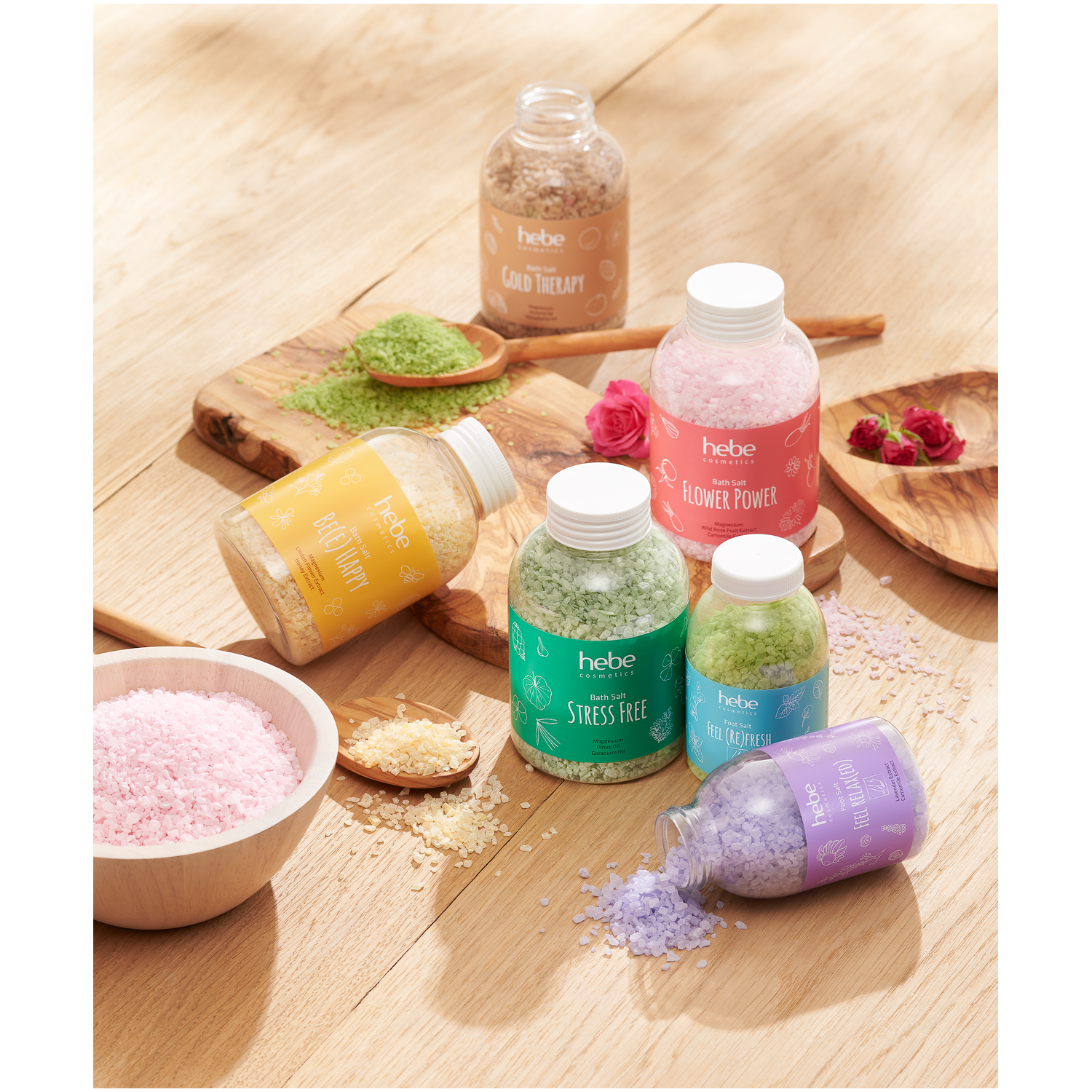 Hebe Cosmetics Balsam de săruri pentru picioare (Re)prospețime