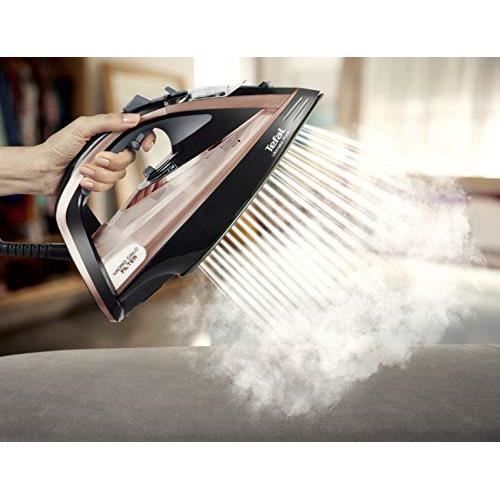 CALOR Fer vapeur ULTIMATE PURE, Filtre Micro Calc,  3000 W - fonction pressing 260 g/min, débit de vapeur 60 g/min, FV9839C0