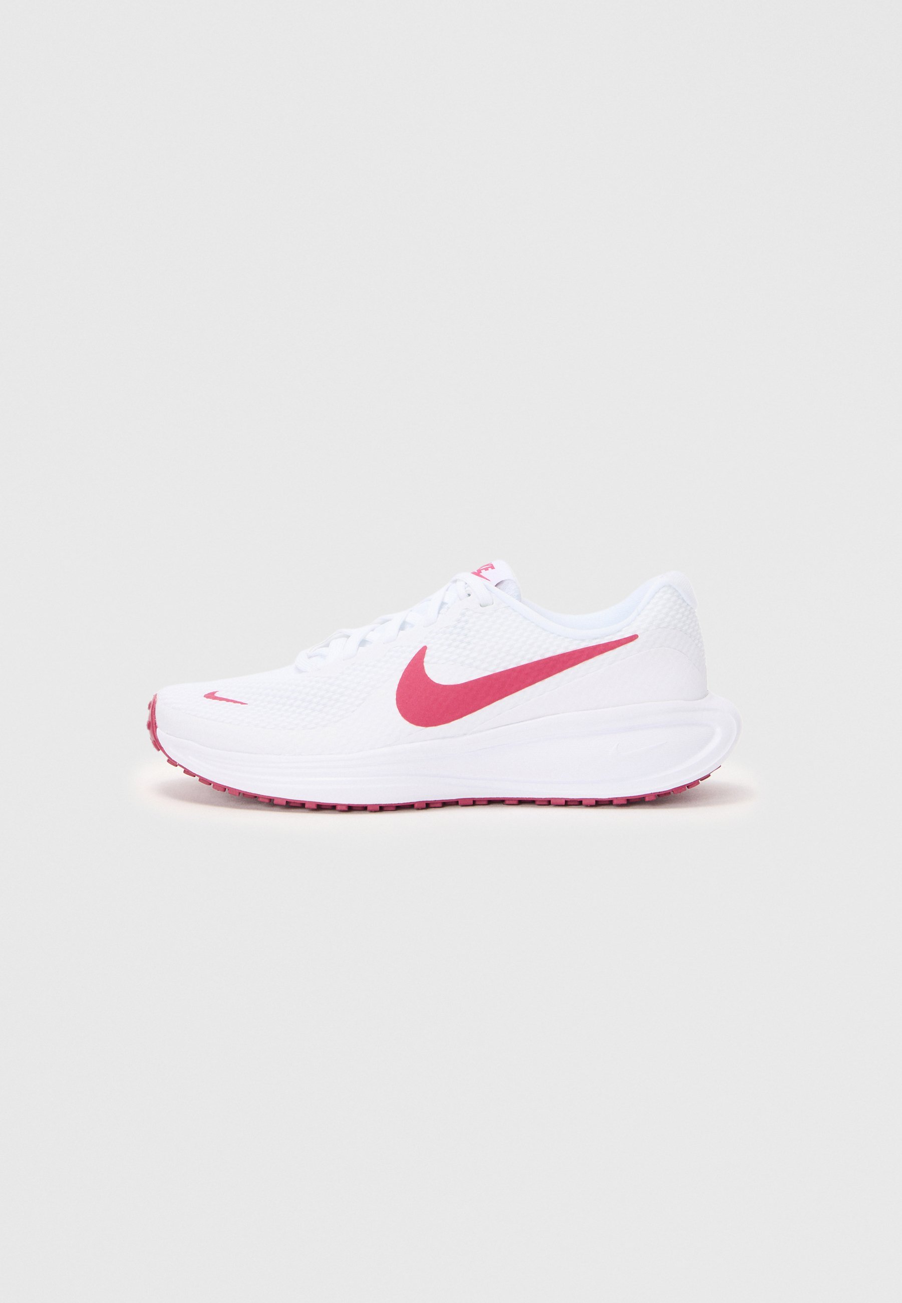 Nike Performance REVOLUTION 8 - Maanteejooksujalatsid - valge/magusbeet/plaatina värvi