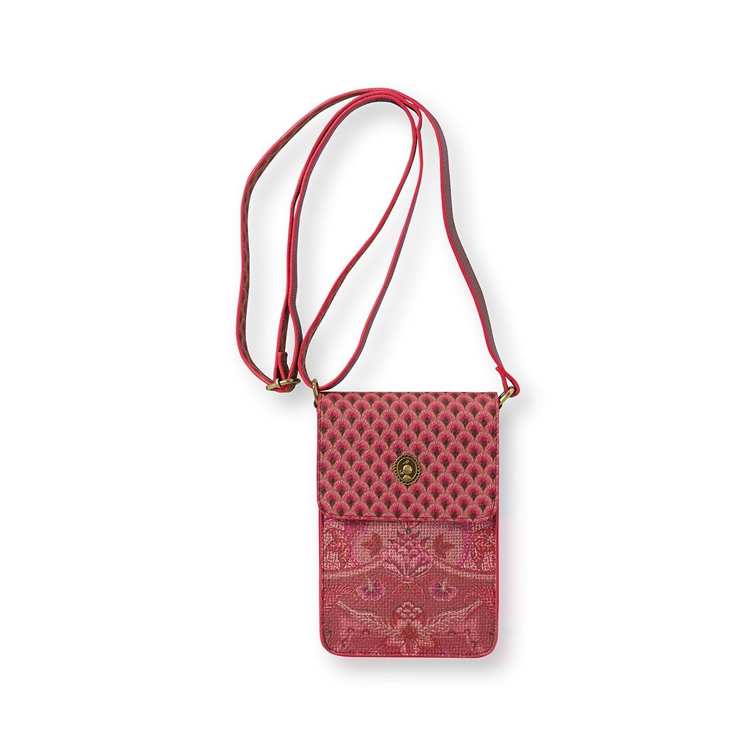 PIP Studio Kyoto festivalio pečių rankinė telefono dėklui, tamsiai rožinė – 1 vnt.