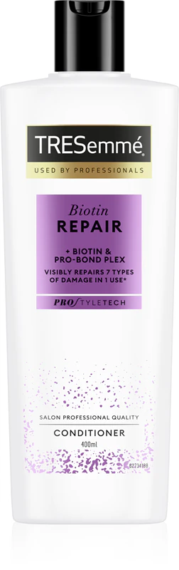 Condicionador regenerador TRESemmé Biotin + Repair 7 para cabelos danificados
