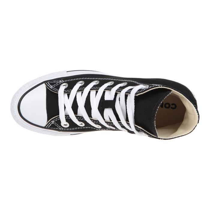 Zapatillas altas de lona CONVERSE, negras, unisex