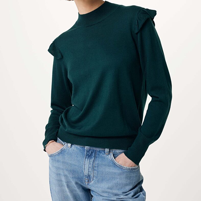  Dámsky zelený sveter
