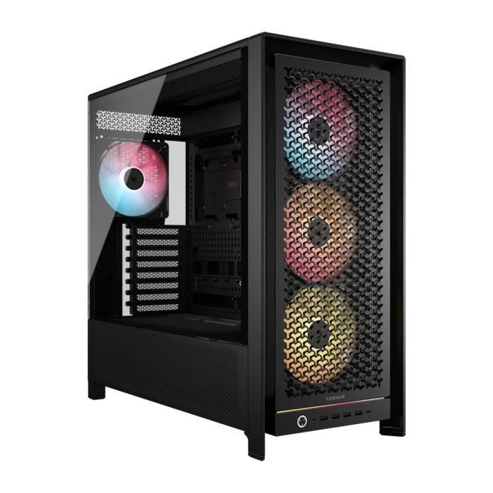 PC Case - CORSAIR - FRAME 5000D Mid-Tower Airflow Case - Radiator up to 420 mm - Black