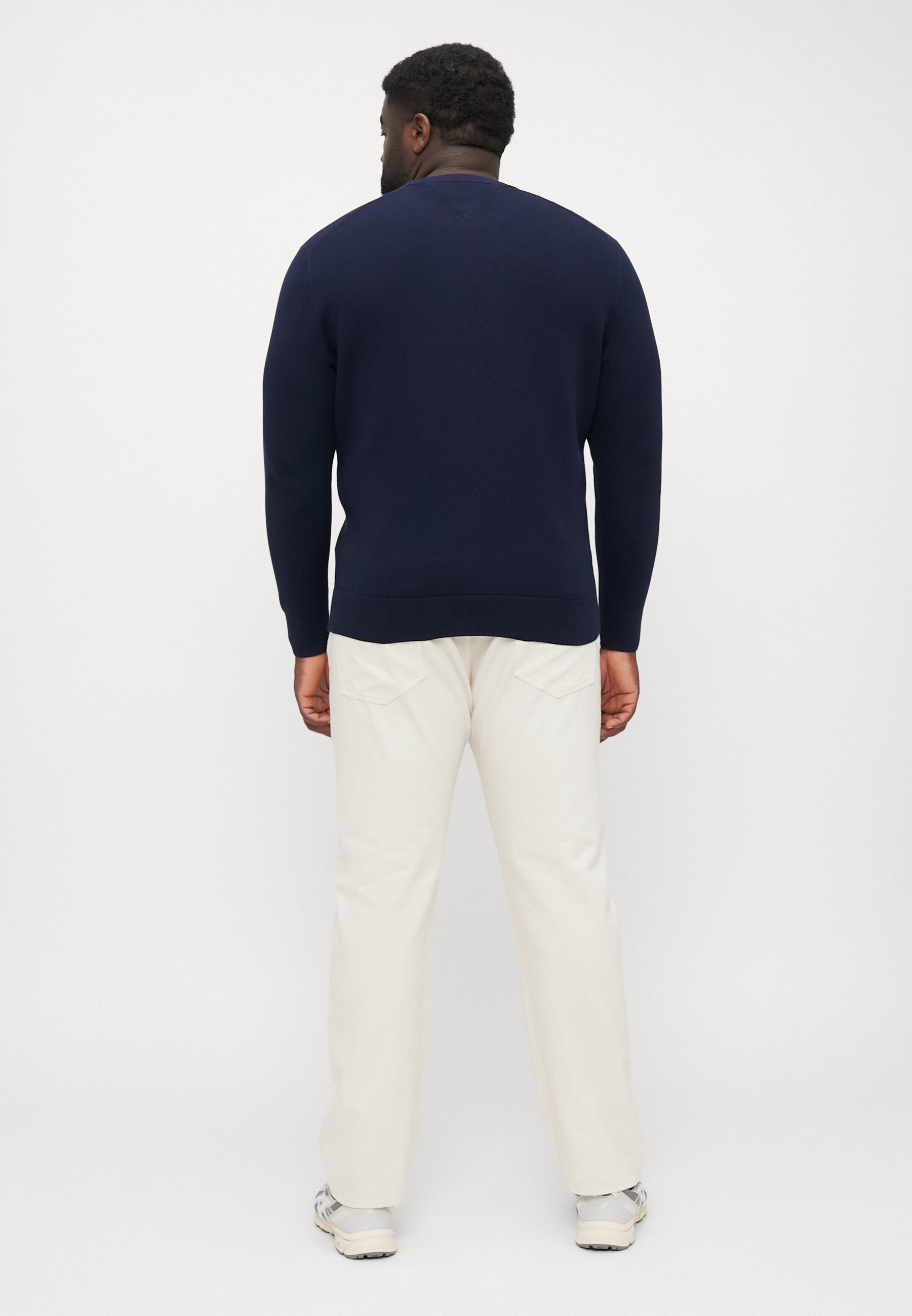 Tommy Hilfiger ESSENTIAL STRUCTURE CREW NECK - Jumper - desert sky