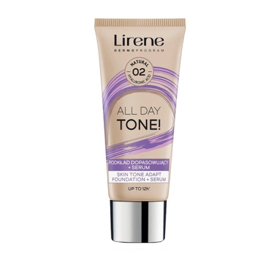 Lirene All Day Tone! podkład dopasowujący   serum 02 Natural 30 ml