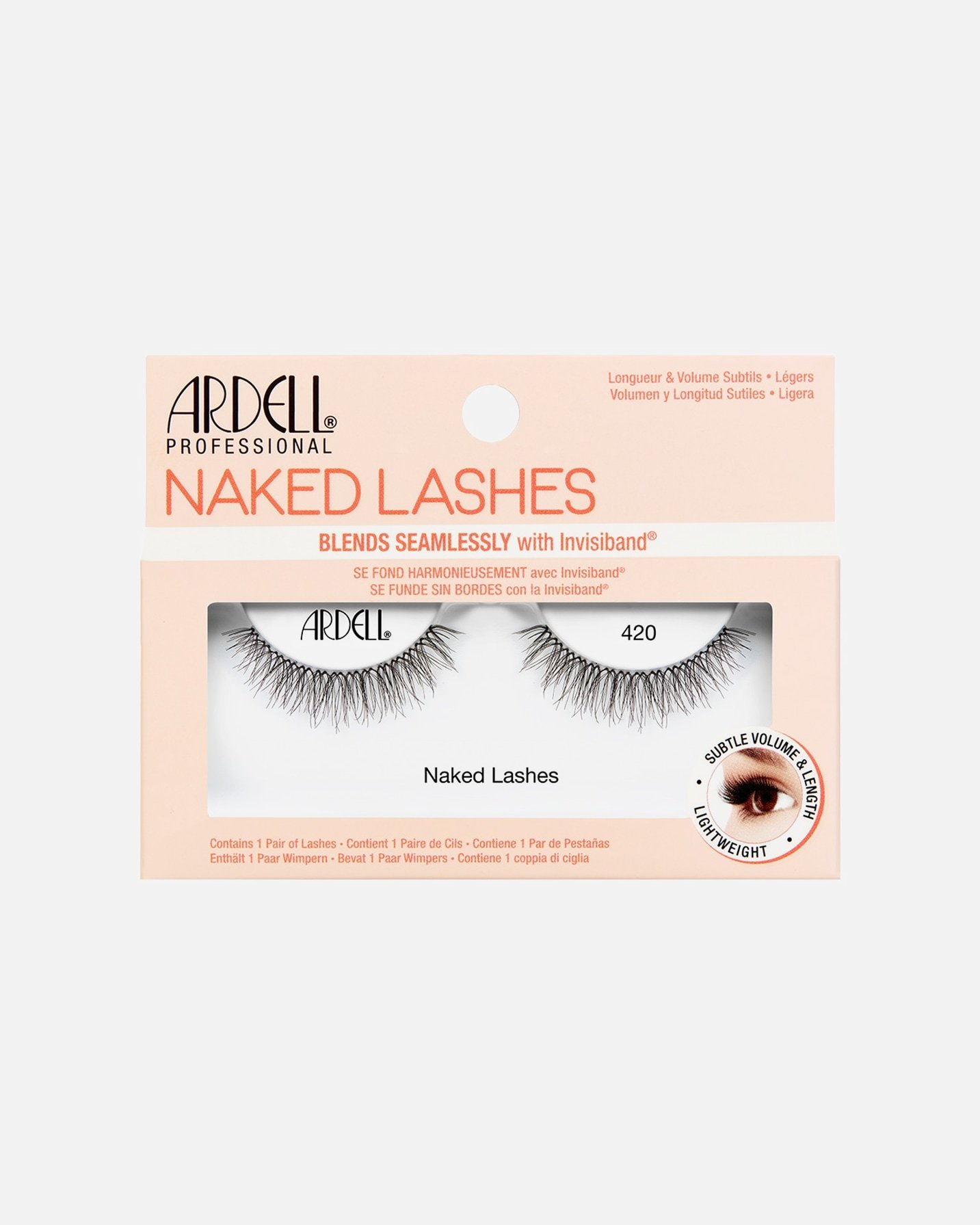 Ardell dirbtinės blakstienos „Naked Lashes“ 420 vnt. - 1 pora