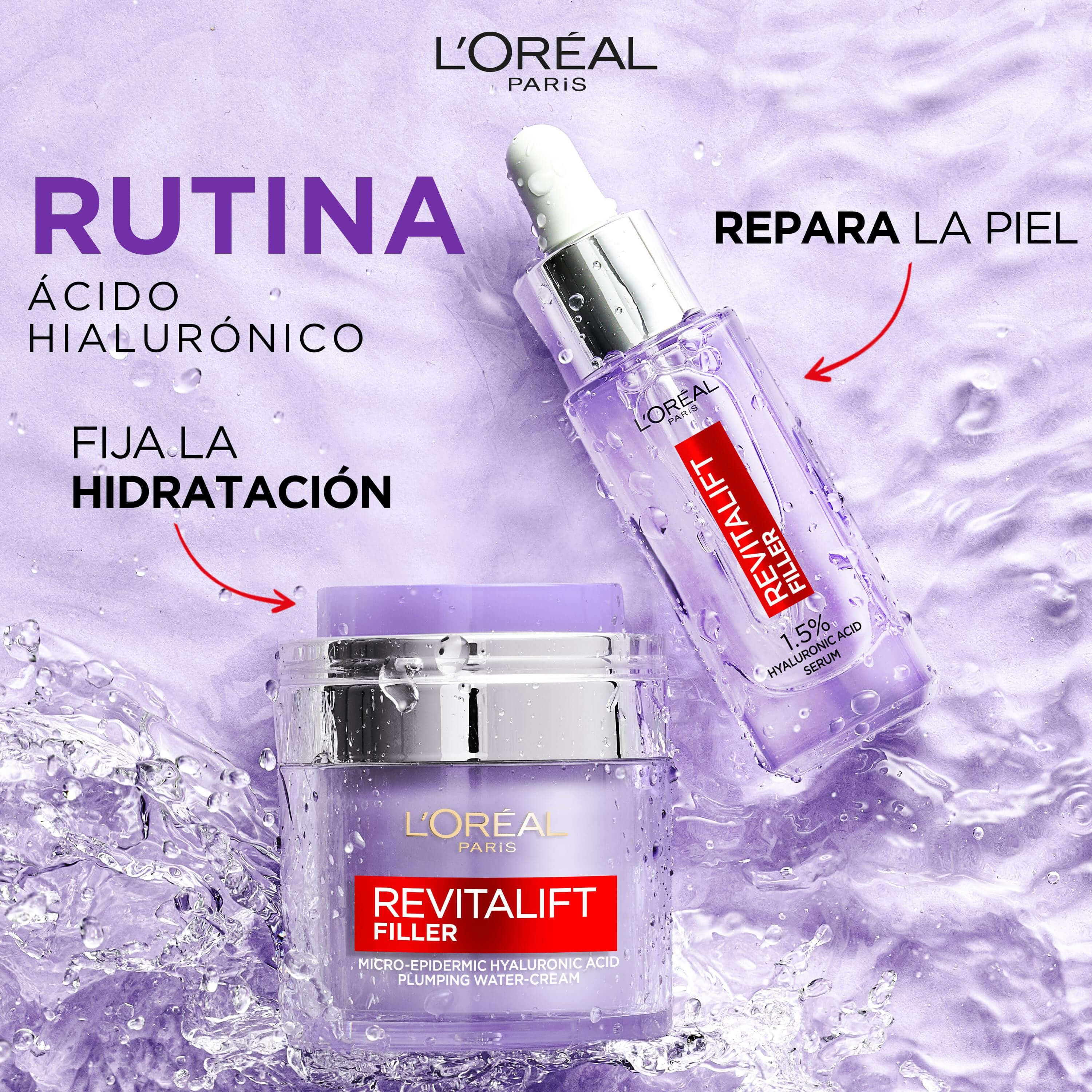 Revitalift Filler gel krema s hijaluronskom kiselinom Kreme protiv bora i starenja