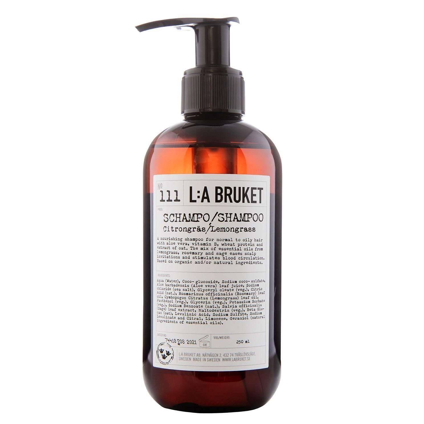 L:A BRUKET Šampon za kosu br. 111 Limunska trava - 240 ml